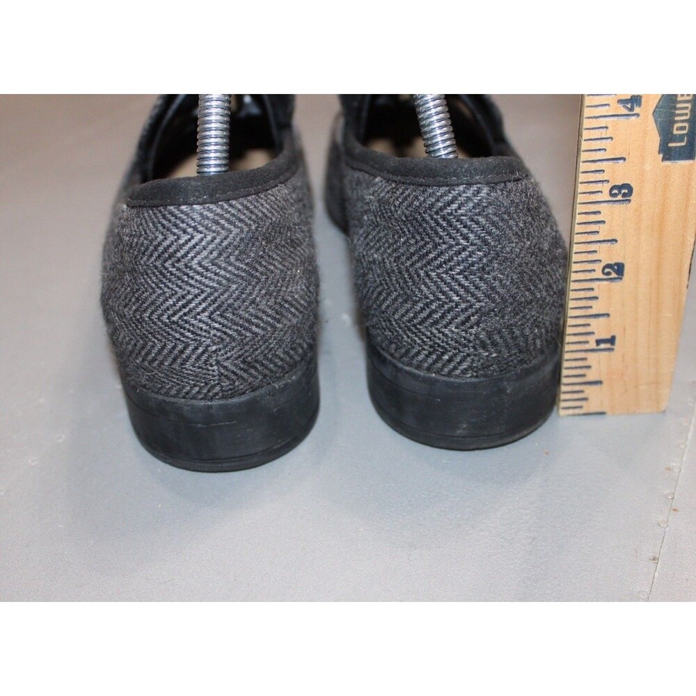 Clarks Trish Rose Loafers Women’s 10 Gray Herringbone Slip On Comfort - Picture 3 of 9